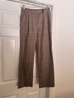 Nili Lotan wool herringbone trousers size 2